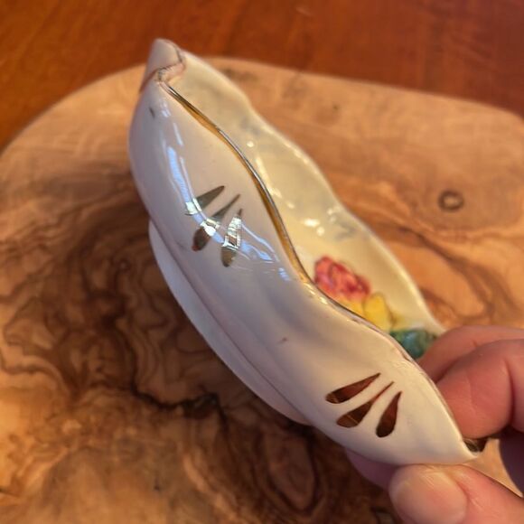 Vintage Hand Painted Italian Capodimonte Cherub Trinket Dish - Picture 4 of 5